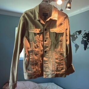 Forever 21 men’s small taupe denim jacket